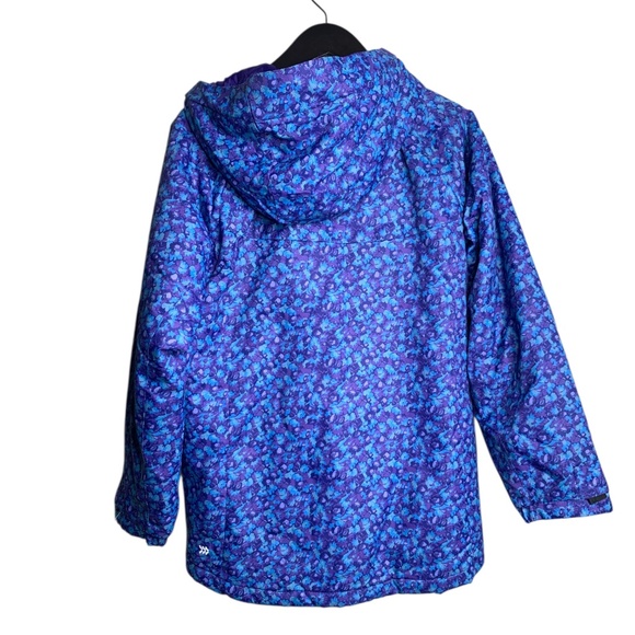 NWT All In Motion Women's 3-in-1 Jacket Size XL Blue Purple Hooded Weather Rain - Picture 2 of 10